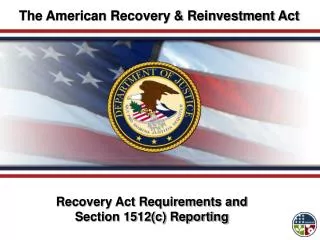 The American Recovery &amp; Reinvestment Act