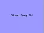 Billboard Design 101 - slide 1