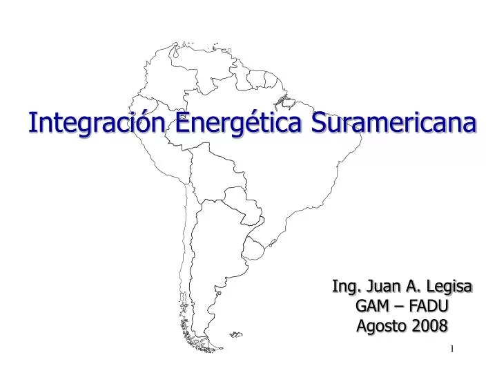 integraci n energ tica suramericana