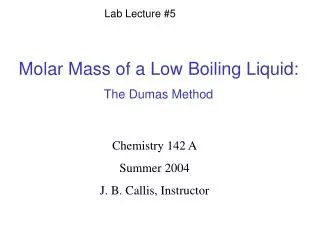 Lab Lecture #5
