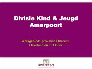 divisie kind jeugd amerpoort