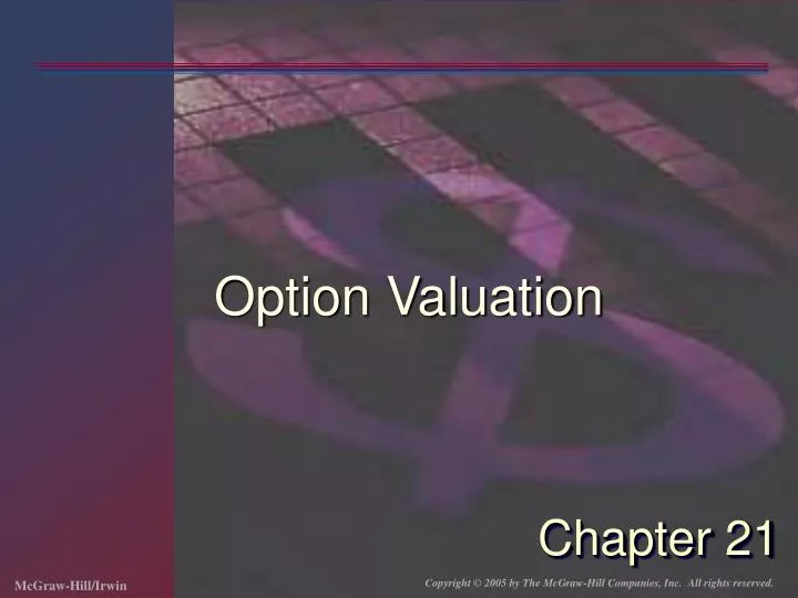 option valuation