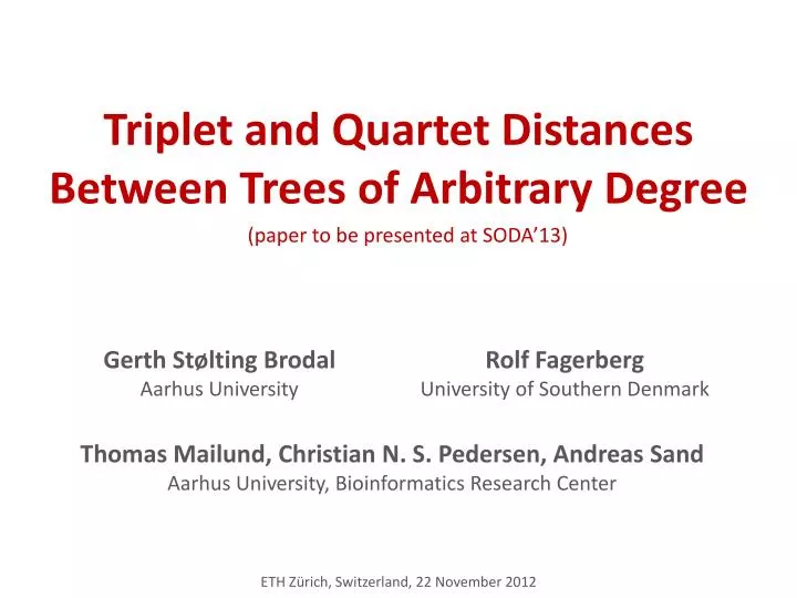 triplet and quartet distances between trees of arbitrary degree