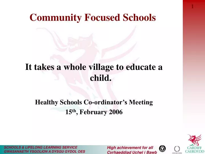 community focused schools