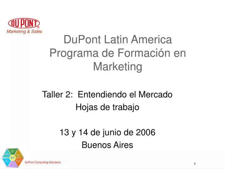 dupont latin america programa de formaci n en marketing