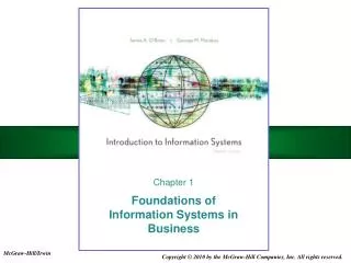 Foundations of Information Systems in Business