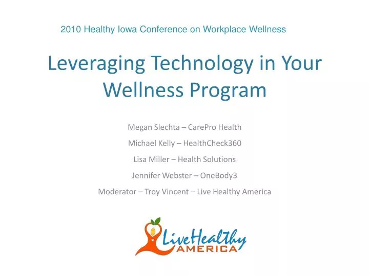 leveraging technology in your wellness program