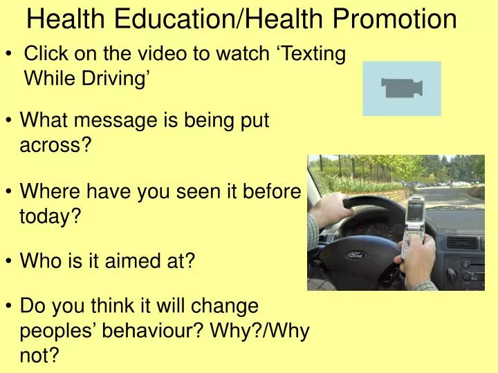health education health promotion