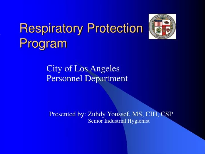 respiratory protection program
