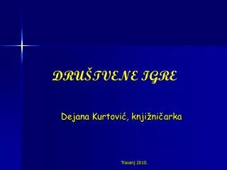 dru tvene igre