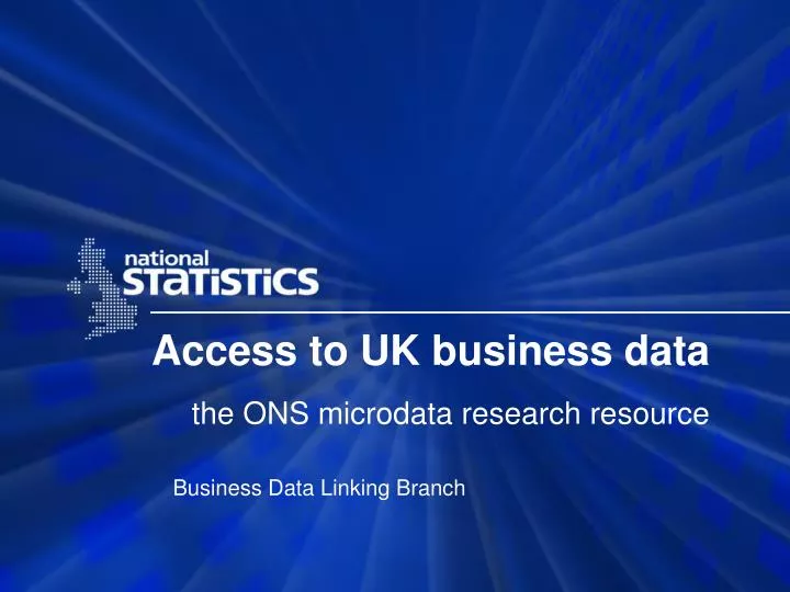 access to uk business data