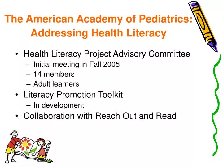 the american academy of pediatrics addressing health literacy