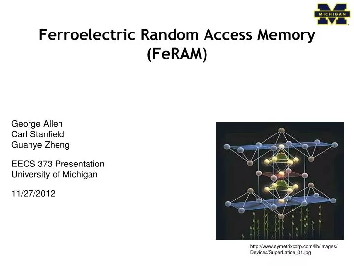 ferroelectric random access memory feram