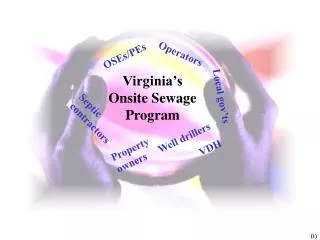 Virginia’s Onsite Sewage Program