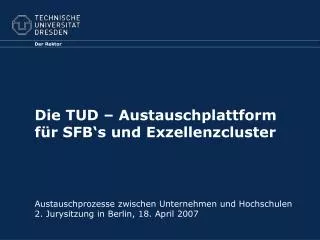 die tud austauschplattform f r sfb s und exzellenzcluster