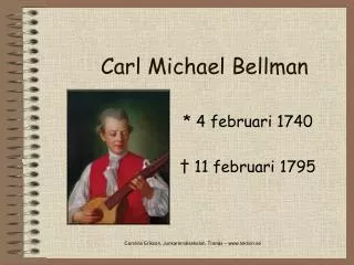 carl michael bellman