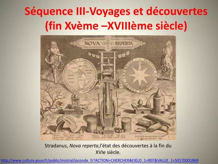 s quence iii voyages et d couvertes fin xv me xviii me si cle