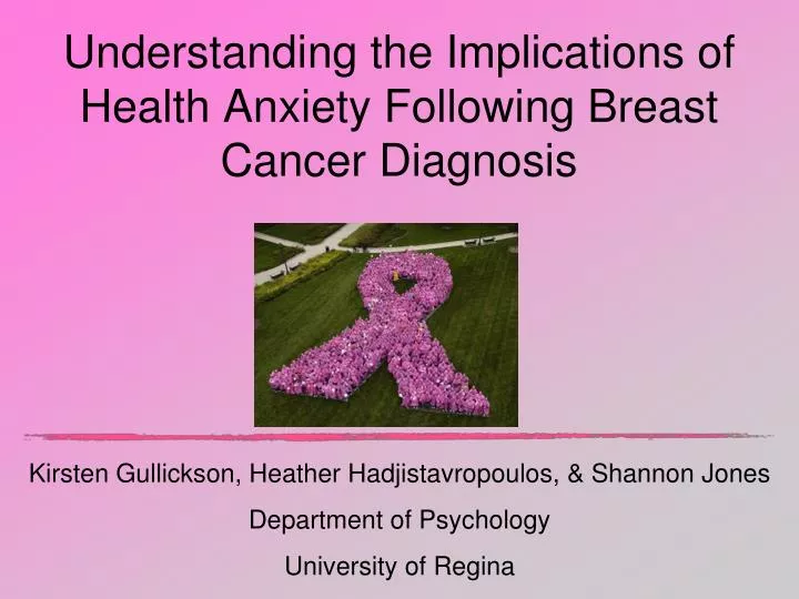 understanding the implications of health anxiety following breast cancer diagnosis