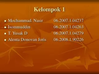 kelompok 1