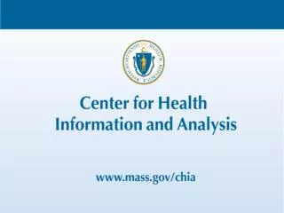 Massachusetts All-Payer Claims Database: Technical Assistance Group (TAG) March 5, 2013