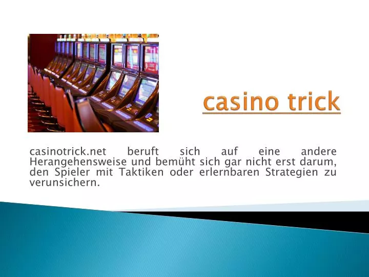 casino trick