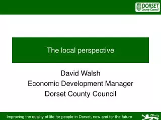 the local perspective