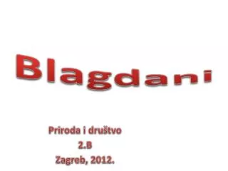 Blagdani