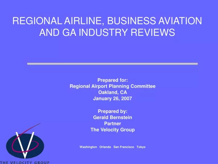 regional airline business aviation and ga industry reviews