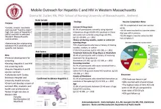 Mobile Outreach for Hepatitis C and HIV in Western Massachusetts