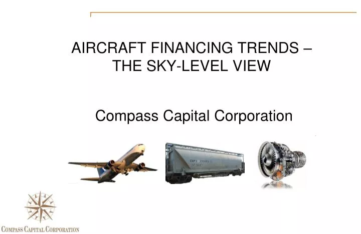 aircraft financing trends the sky level view
