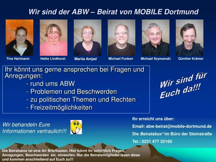 wir sind der abw beirat von mobile dortmund