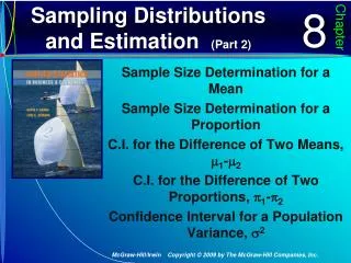 Sampling Distributions and Estimation (Part 2)