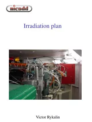 Irradiation plan
