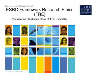 ESRC Framework Research Ethics (FRE)