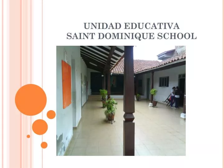 unidad educativa saint dominique school