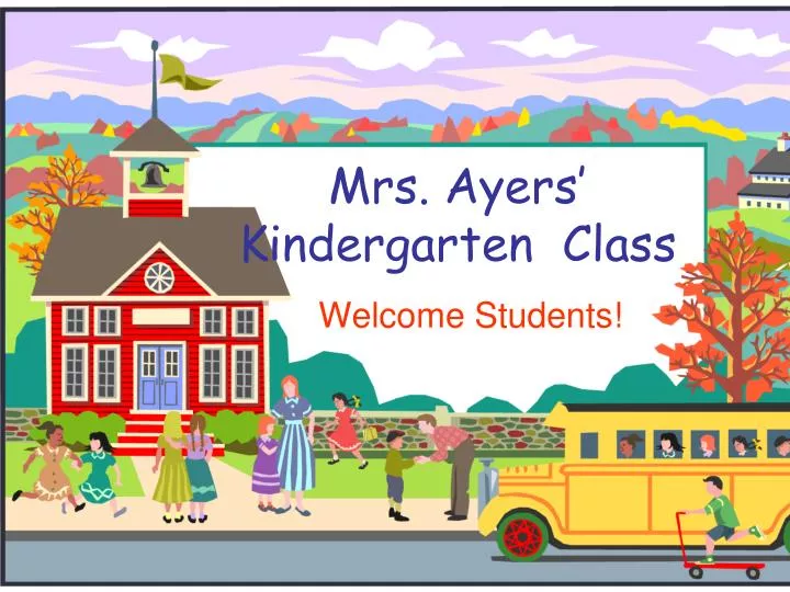 mrs ayers kindergarten class