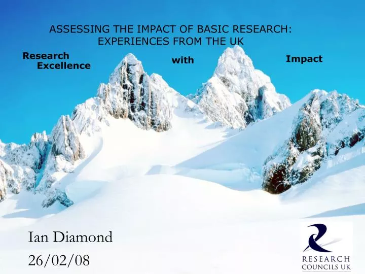 assessing the impact of basic research experiences from the uk