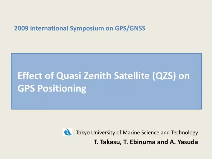 effect of quasi zenith satellite qzs on gps positioning