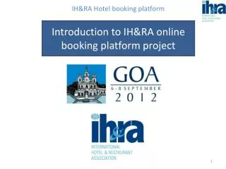 IH&amp;RA Hotel booking platform