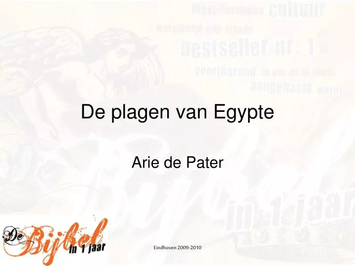 de plagen van egypte