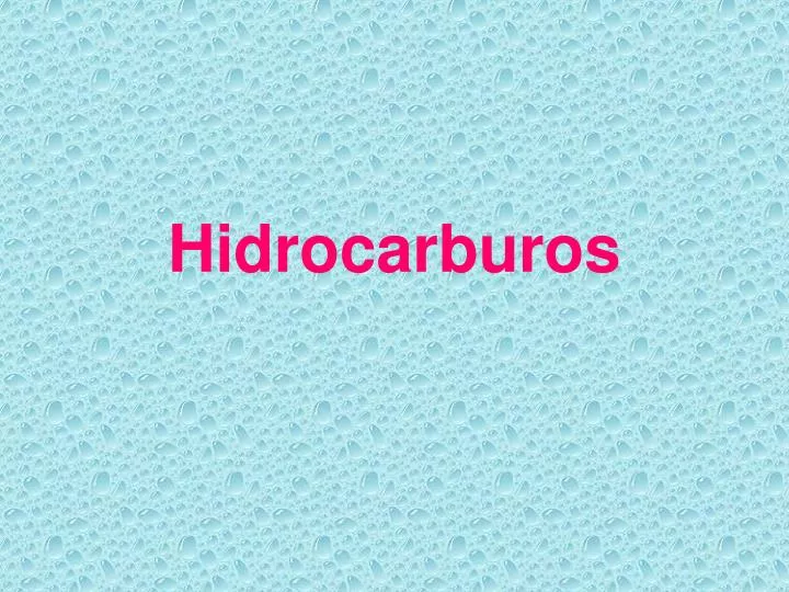 hidrocarburos