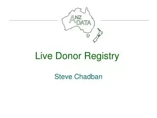Live Donor Registry