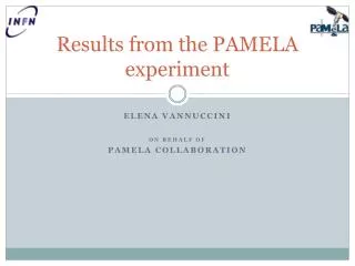 Results from the PAMELA experiment