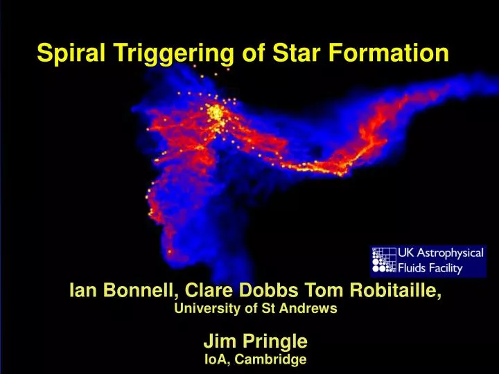spiral triggering of star formation