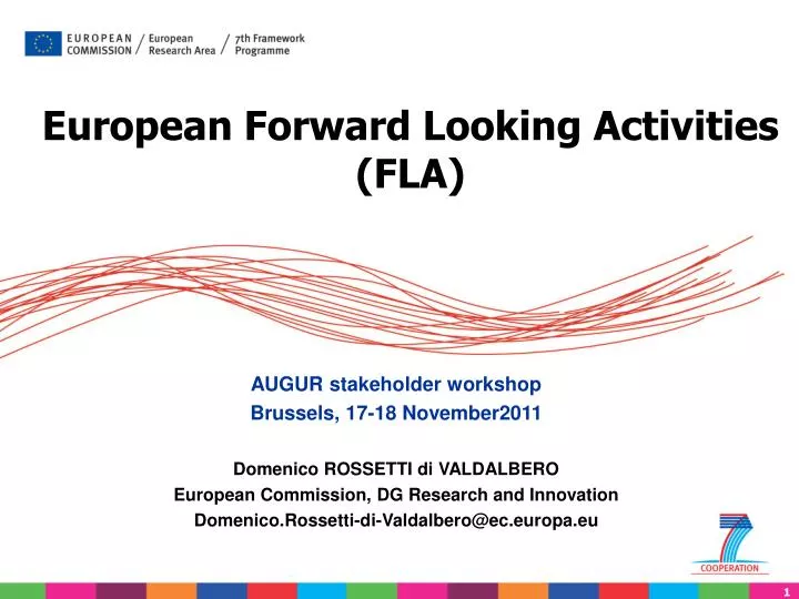 european forward looking activities fla