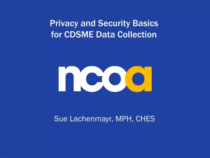 privacy and security basics for cdsme data collection