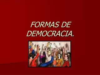 formas de democracia