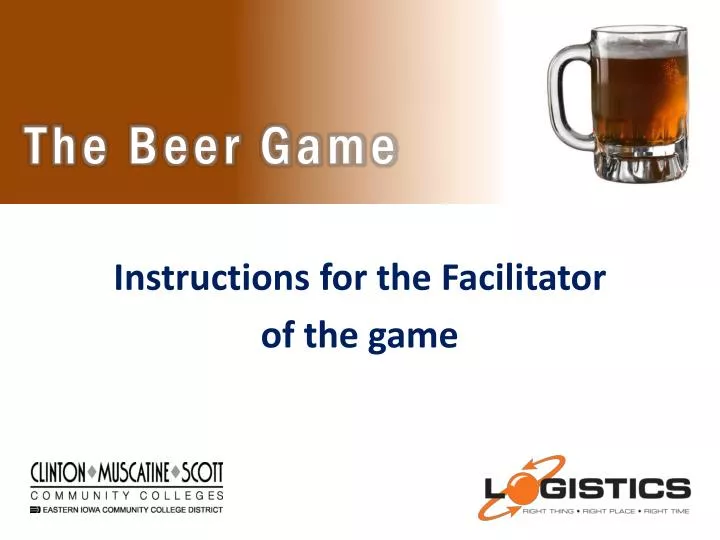 instructions for the facilitator of the game