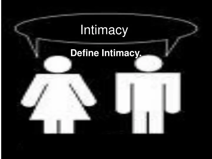 intimacy