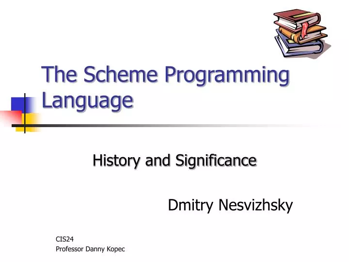 the scheme programming language